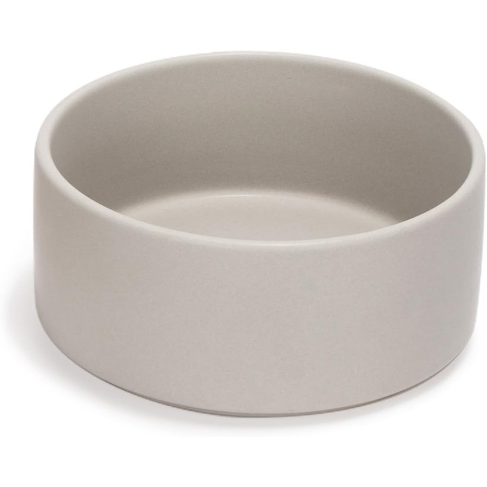 Керамічна миска для собак та котів SPUNKYJUNKY, 850 мл, сіра