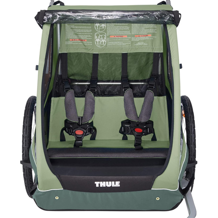 Причіп для велосипеда Thule Coaster Xt, 2 місця, зелений, унісекс