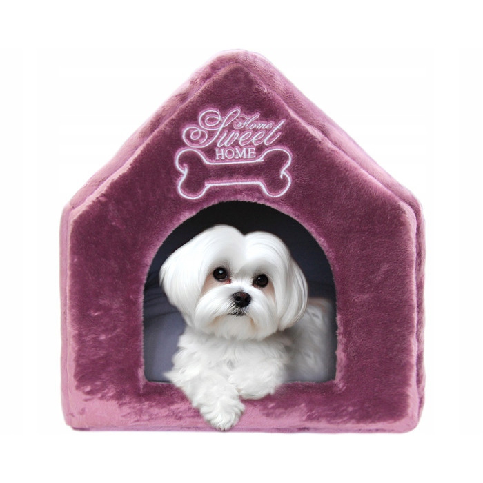 Будиночок-ліжечко для маленьких собак: затишна будка та м'яке місце для відпочинку