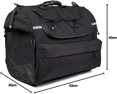 Сумка-переноска для собак Pet Bag Motorrad (до 36 кг), водонепроникна, Cordura, для мотоцикла