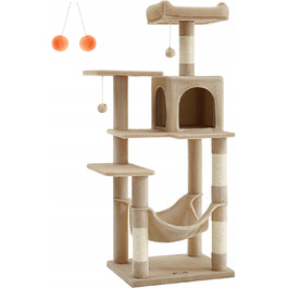 Комплекс для котів Feandrea 101: низька дряпачка, лежанка та стовпчик для точіння (160 см)