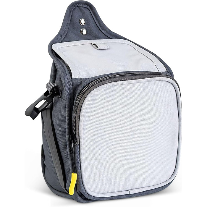 Сумка для ласощів для собак ALLSOPETS з інтегрованим диспенсером для відходів та декількома кишенями, біла