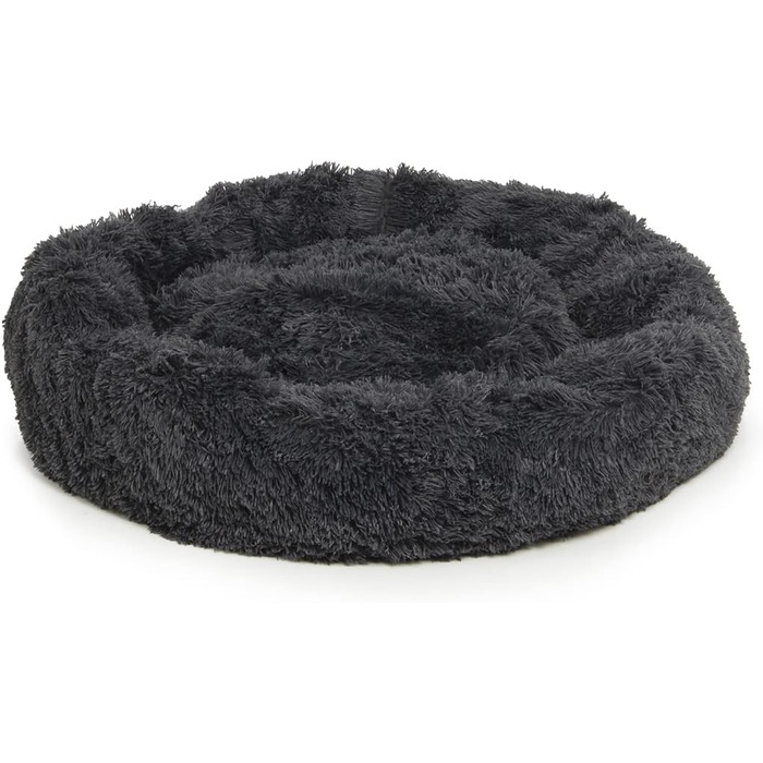 Wallace & Jones | М'яке ліжко для собак Sarnia - L | Ліжко-подушка для собак | 100 x 100 x 25 см | Темно-сірий