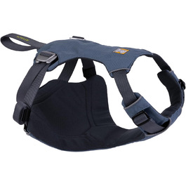 RUFFWEAR Load Up шлейка для собак, сіро-синя, розмір XXS, автомобільна, безпека в дорозі