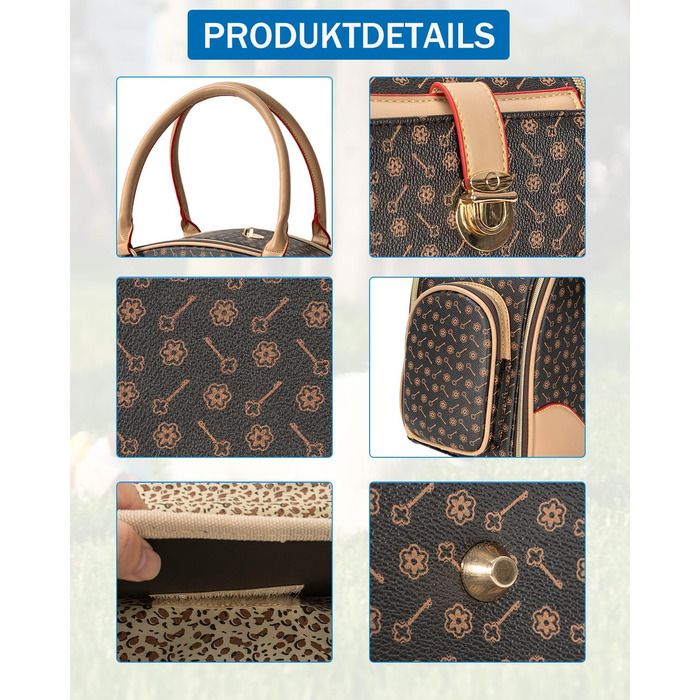 Сумка для собак OUUTMEE, 42 x 18 x 31 см, до 4 кг, для подорожей, переноска для маленьких собак та котів