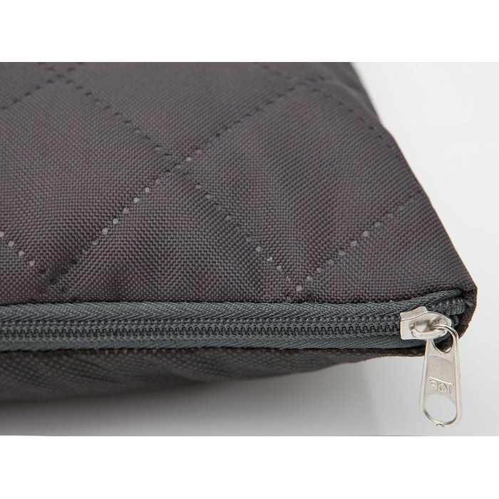 М'яке ліжко для собак Eite: зручна лежанка для тварин 54x37 см, сірий колір, матеріал Codura