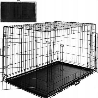 Металева клітка для малих собак AML, 42 x 61 x 49 см