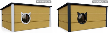 Будинок для кота Chill, окремо стоячий, 73,5x52,5x64 см, з термошторкою