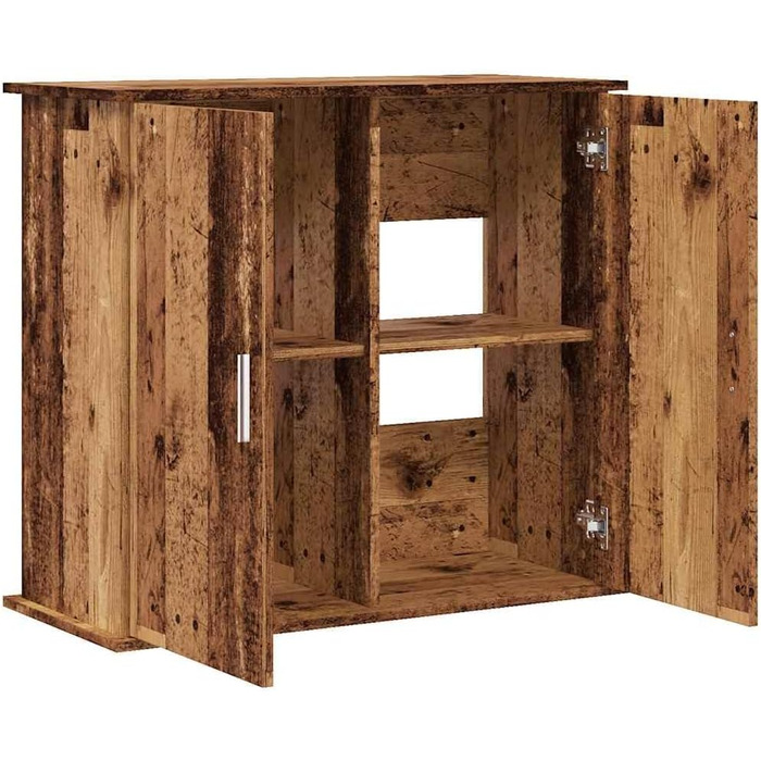 Підставка для акваріума VidaXL з імітацією старого дерева, 81x36x73 см, ДСП