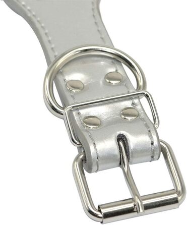 Нашийник для собак Haoyueer з стразами, 5 см, 5 рядів, рожевий, для середніх та великих собак