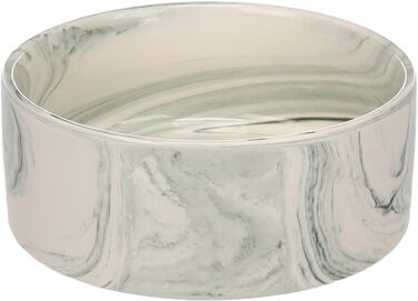 Миска для собак Flamingo Keramik, зелена, 1.2л, велика, миска для собак, велика, для великих собак, миска для собак, зелена, миється в посудомийній машині