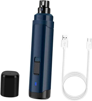 Електричний шліфувальник нігтів для домашніх тварин Milisten USB. Безшумний триммер для собак та котів. Безпечний та швидкий догляд за кігтями.