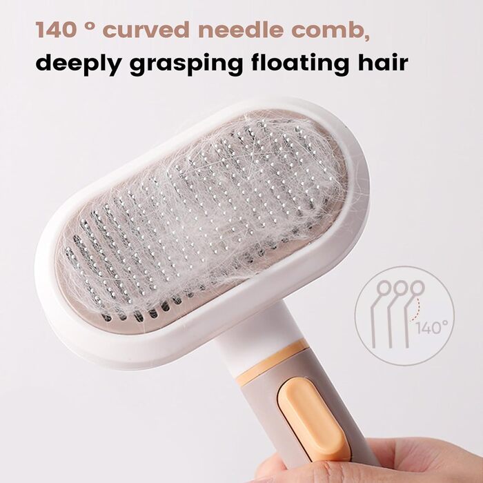 Щітка для вичісування шерсті собак та котів, тримач, масажна щітка для короткої та довгої шерсті, для дому, офісу