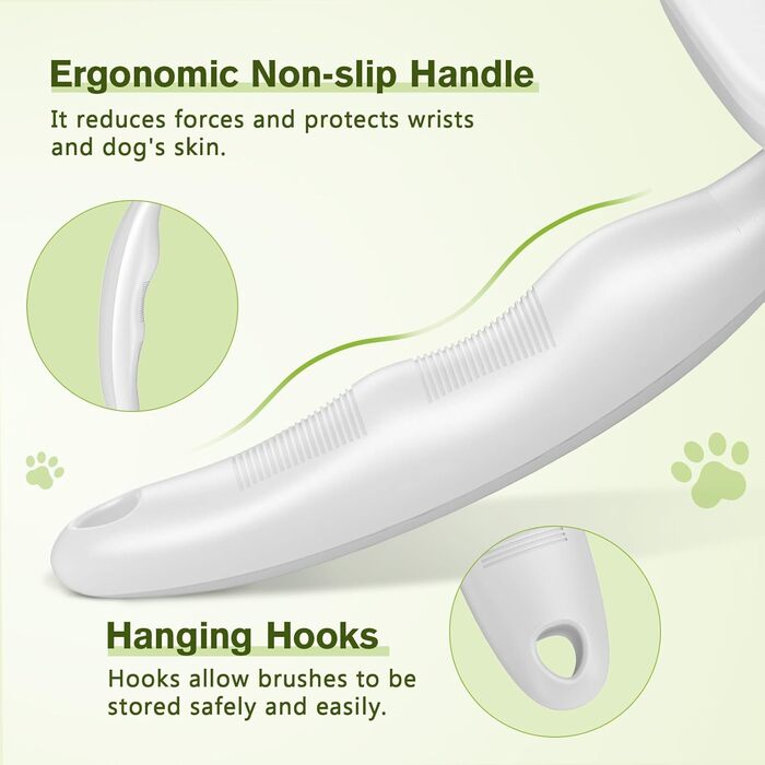 Перукарська щітка Pecute для собак та котів: видаляє підшерстя, масажна, самоочисна, для короткошерстих порід