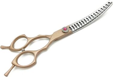 Ножиці для грумінгу собак і котів Floraslee - професійні ножиці для стрижки шерсті з регулюванням (тонкість 40-50%)