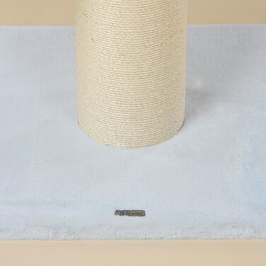 Драбина для котів RHRQuality Royalty de Luxe, 158 см, сиза, з товстими сизалевими стовпчиками