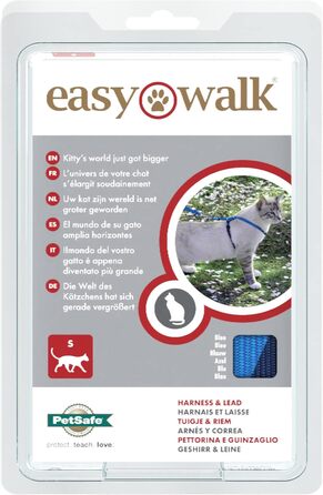 Шлейка для котів PetSafe Easy Walk, червона, розмір S, для прогулянок
