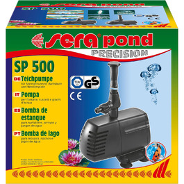 Прудова помпа sera pond SP 500, 750 л/год, 18 Вт, для фонтану, змінне водограю, монтаж на присосках