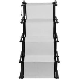 Сходи для собак - пандус для автомобіля, захищає суглоби, складається, 139x45x76 см (чорний/світло-сірий)