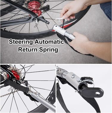 Складаний вантажний причіп для велосипеда: кемпінг, відпочинок, для собак, з відбивачами, легко кріпиться, блакитний