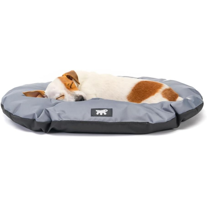 Крісло-ліжко для собак великих порід Ferplast: ортопедичне, знімний чохол, водовідштовхувальне, 110x70x8 см, сіре