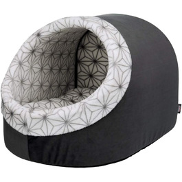 Будиночок для котів TRIXIE Diamond, 35×26×40 см, антрацит/білий