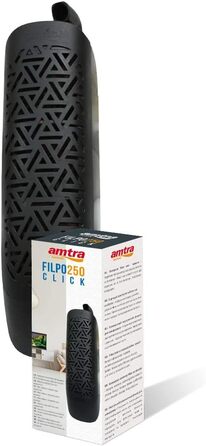 Внутрішній фільтр для акваріумів Croci Amtra FILPO Click 250 з попереднім картриджем, швидкозмінна система, 250 л/год, 4 Вт, для акваріумів та тераріумів для черепах