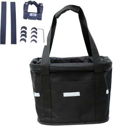 Кошик для велосипеда Gettimore для тварин, собак, знімний, складний, 35 x 27 x 26 см