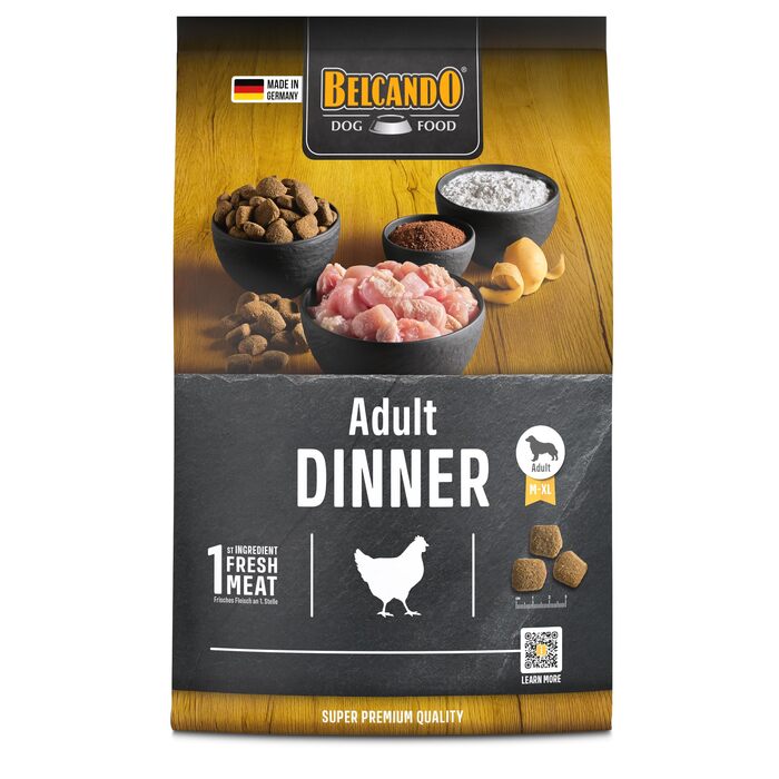Сухий корм для дорослих собак усіх порід BELCANDO Adult Dinner, 12.5 кг