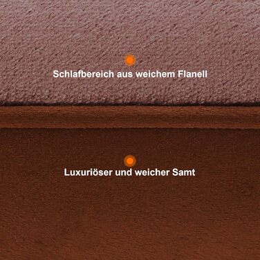 Ортопедичне ліжко для собак великих порід, ергономічне диван-лежанка з піною у формі подушки, водовідштовхуваче ліжко з неслизьким покриттям, 89x63 см, світло-сірий, коричневий, розмір 89 x 63 x 17 см
