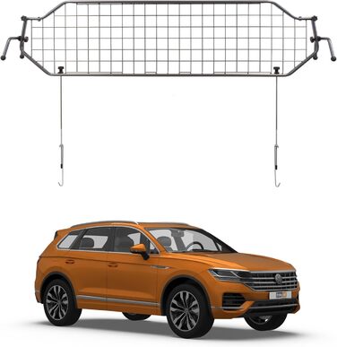 Сітка-перегородка для собак Travall Volkswagen Touareg (2018-), захист багажника, сталевий захист для транспортування собак