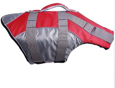 Жилет для собак PJDDP: рятувальний, світловідбиваючий, для плавання, червоний, розмір M