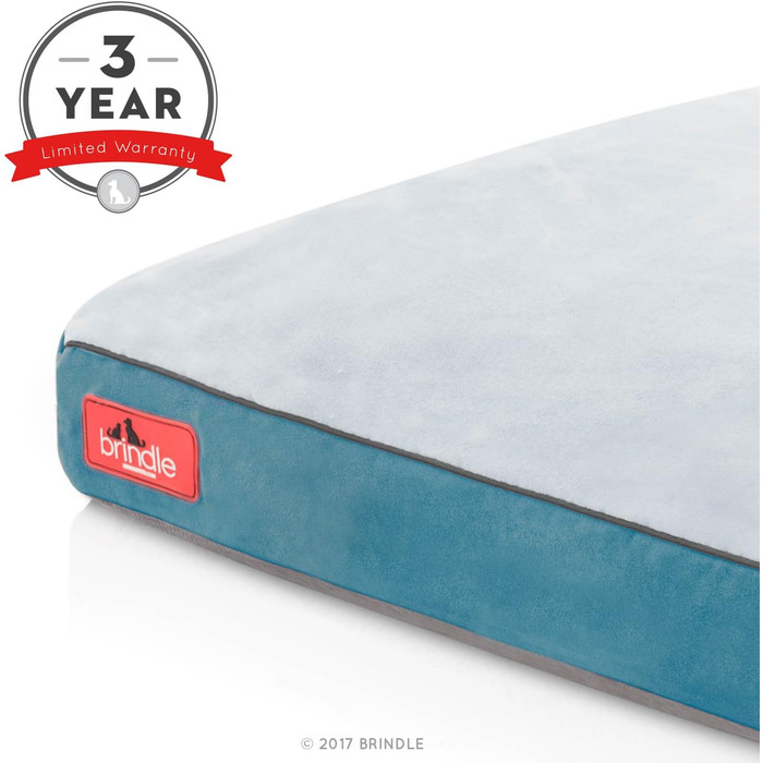 Ортопедичне ліжко для домашніх тварин із подрібненого Memory Foam, сумісне з клітками, знімний чохол, розмір M, для собак, котів, кроликів