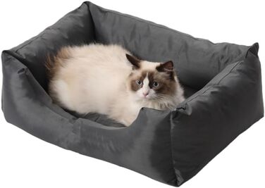 Водонепроникне лежанка для собак M&Catree, прямокутна, м'яка, сірого кольору, розмір 60x80x24 см