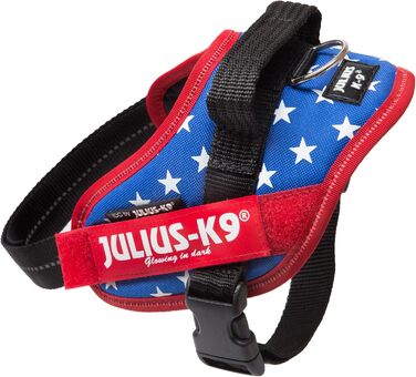 Шлея Julius-K9 IDC Power для собак, з двома безкоштовними нашивками, розмір XS/Mini-Mini (груди 39,4–52,1 см), Ameri-Canis