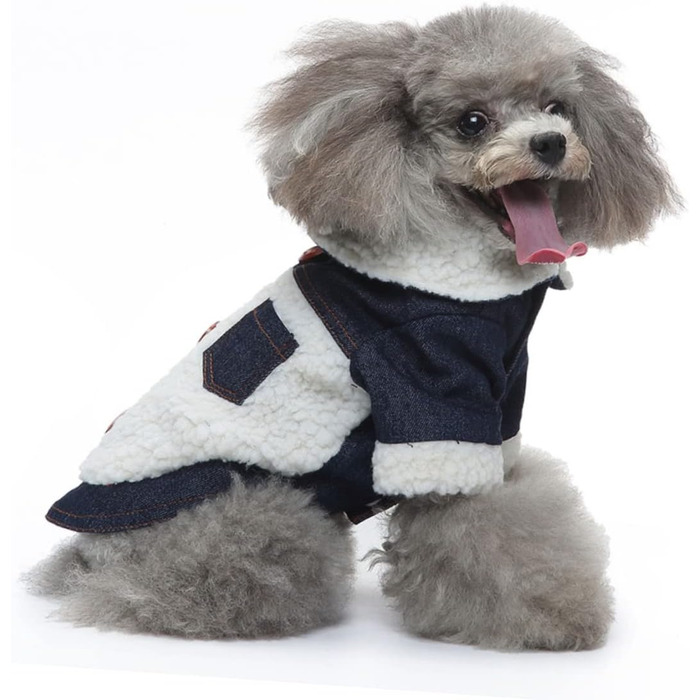 Теплий зимовий костюм для цуценят Abaoadam: зручний халат для прогулянок та ігор на вулиці