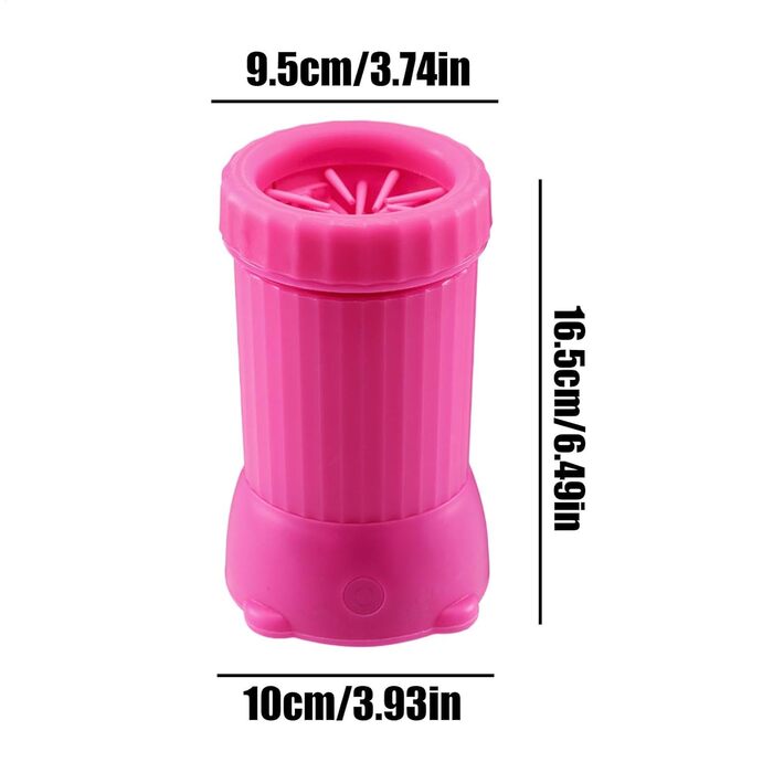 Автоматична мийка лап для собак Buddy Muddy Cat Foot - USB, рожева