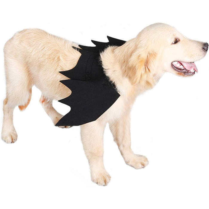 Костюм кажана для собак Rypet, карнавальний костюм для тварин, костюм із крилами для собак і котів, косплей, XL (Medium)