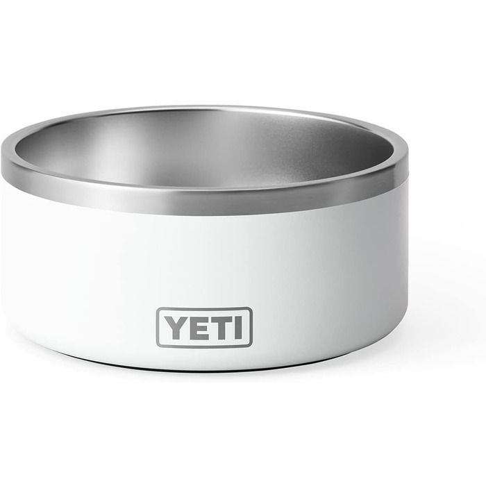 Миска для собак YETI Boomer, біла, 8 дюймів, нержавіюча сталь