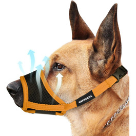 Майор для собак: нейлоновий, з сіткою, регульований, анти-drop, для Лабрадора, Шелті, Чихуахуа