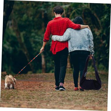 Сумка-переноска для собак та котів BESPORTBLE - велика, з регульованим плечовим ременем, для подорожей та активного відпочинку, з міцної бавовни