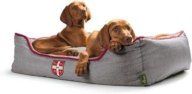 Диван-ліжко для собак HUNTER Hundesofa UNIVERSITY, сірий, розмір L (70 x 60 x 25 см)