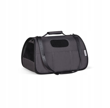 Універсальний переноска для собак Carinio, чорна, 50 x 28 x 28 см