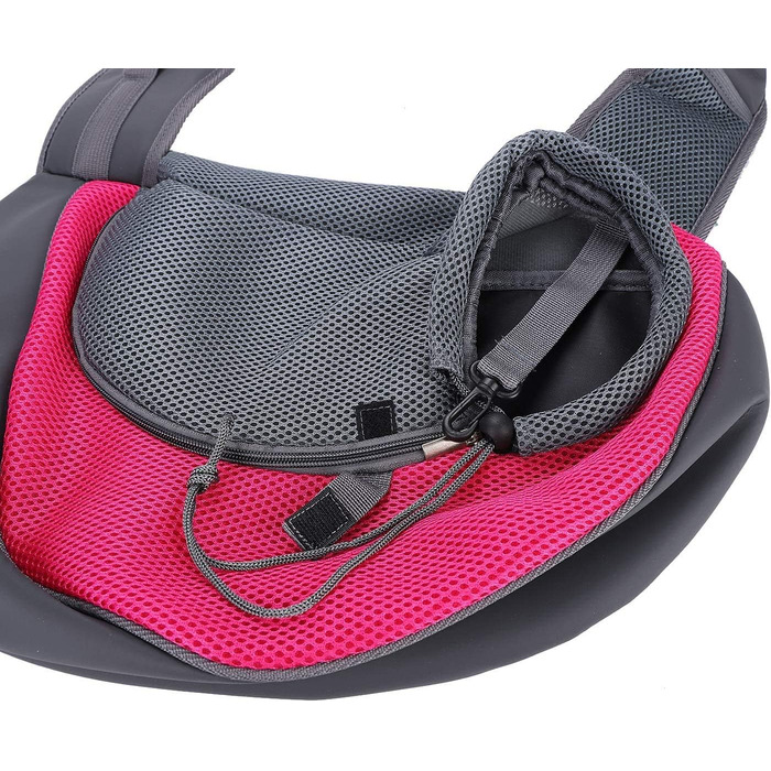 Тканинна переноска для собак та котів, сумка-переноска для тварин, рожева