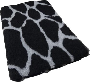 Кімоно для собак Vet-Bed Softbed Dry-Bed: вологостійкий килимок для собак, 22 мм ворс (1м x 1,60м, Жирафа, Чорний)