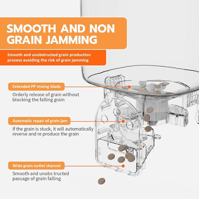 Автоматичний диспенсер для котячого корму Romiromi з відеокамерою, 4.5 л для корму та 2.5 л для води, керування через додаток, Wi-Fi 2.4/5G