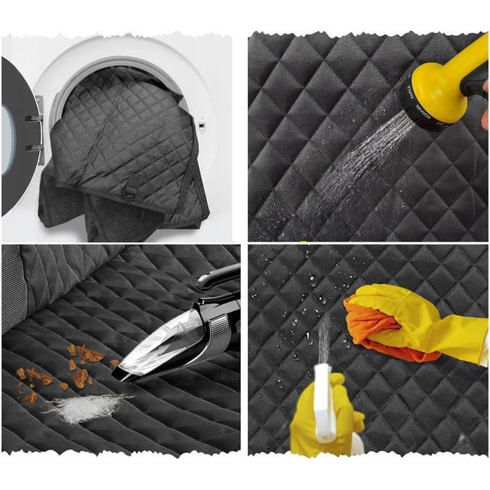 Захисний килимок для автомобіля Asato для собак та котів - водовідштовхувальний, з кишенею для аксесуарів