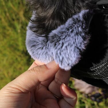 Зимові куртки для собак, жилети для собак з шлейкою, теплі куртки для собак, зимові куртки для собак на вітер та воду, куртки з світловідбиваючими елементами, флісові куртки для маленьких, середніх та великих собак (чорний, S)