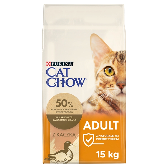 Корм для дорослих котів Purina Cat Chow з качкою, 15 кг