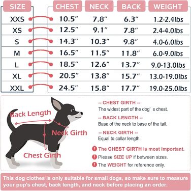 Пуловер для собак Kyaringtso, 2 шт., для маленьких собак, теплий зимовий пуховик для цуценят, для дівчаток та хлопчиків, червоний та синій (XXS)